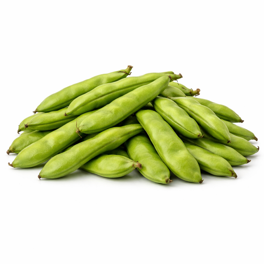 Frische Erbsen in der Schale